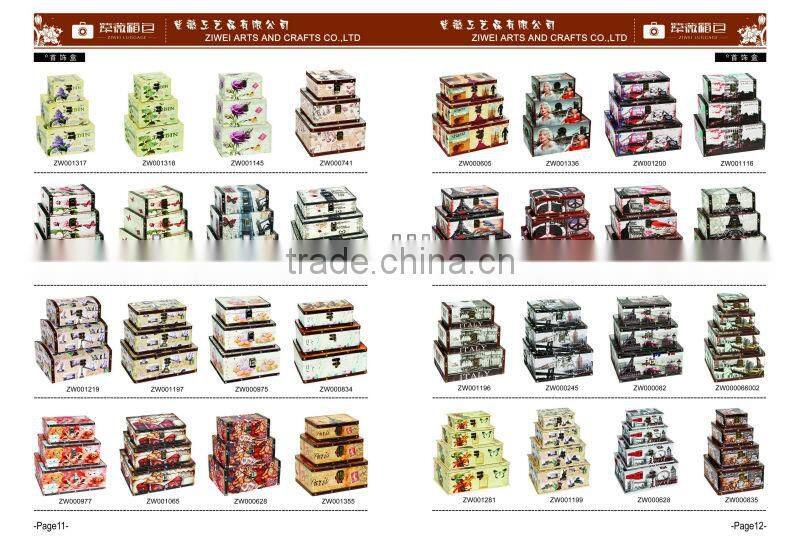 2014 new design MDF canvas box on stock catalog