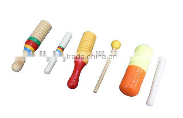 Bell set souvenirs metall with wooden handle