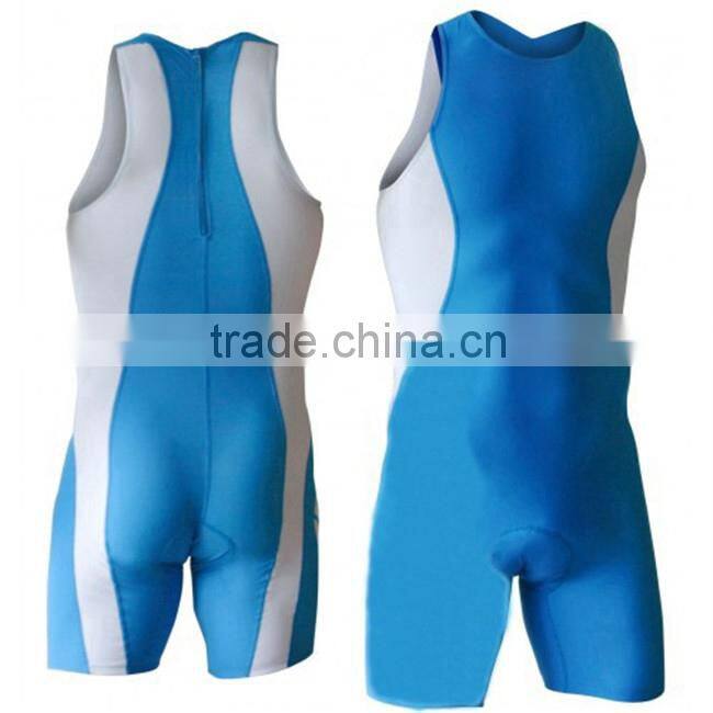 Sublimation Flatlock Short Triathlon Sleeveless Suit Waterproof Sleeveless Tri Suit