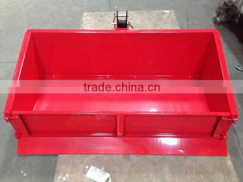 Back bucket ,Catering Transport Box, tractor link box, Tractor 3point implements rear bucket