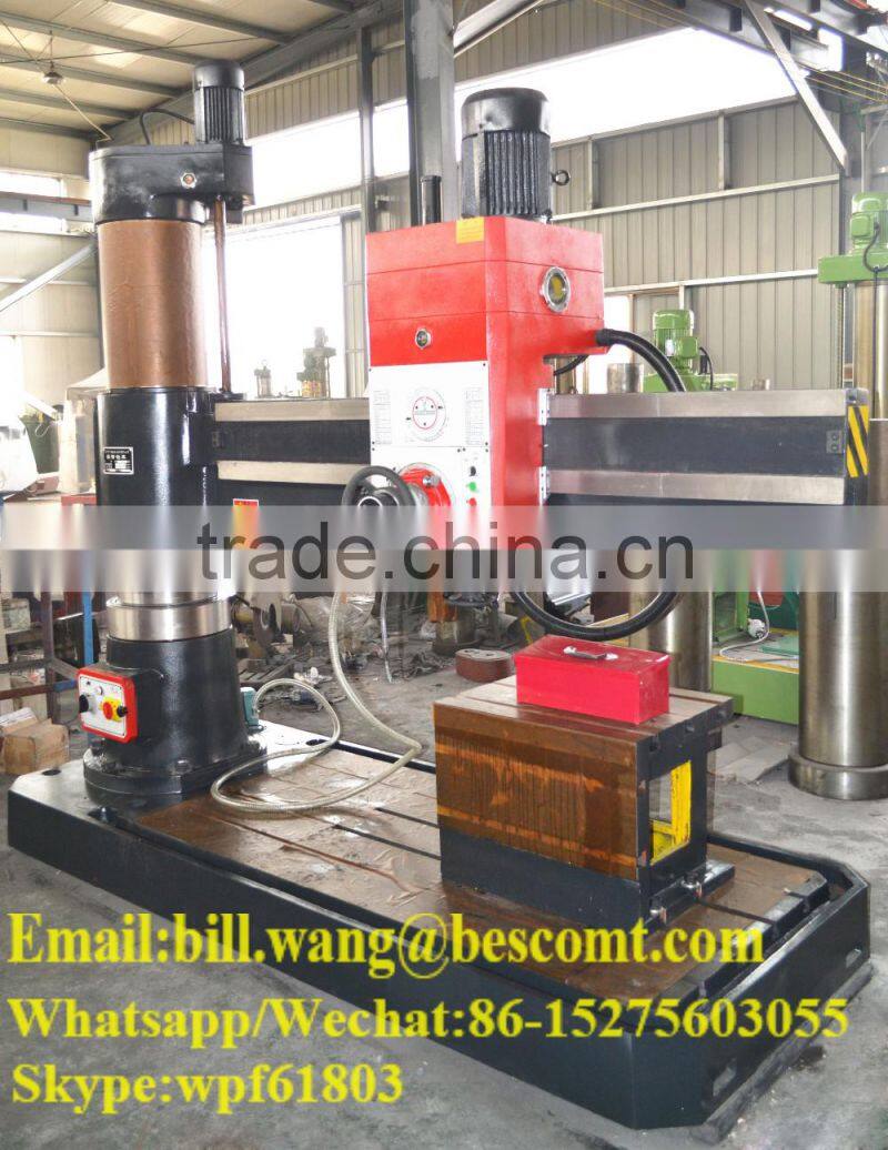 ultra precision cheap cutting long life radial drilling machine for sale CE ISO certified