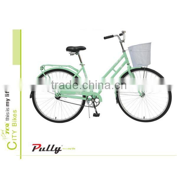 Online sale high quality steel(ct2615) single speed utility bike for women