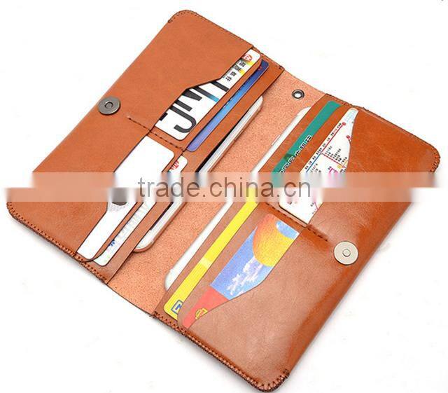 2016 New Design Leather Wallet Case For iPhone 6s/6s Plus