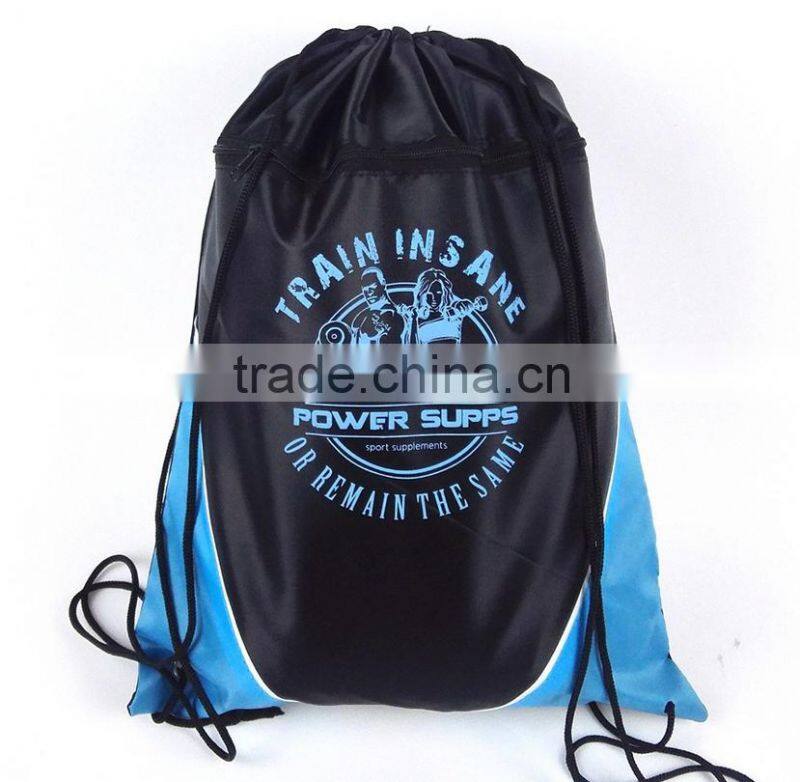 Reusable Printed Drawstring Backpacks Custom Drawstring Pouch