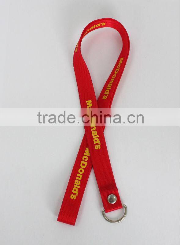 2015 custom printed neck lanyards with detachable buckle