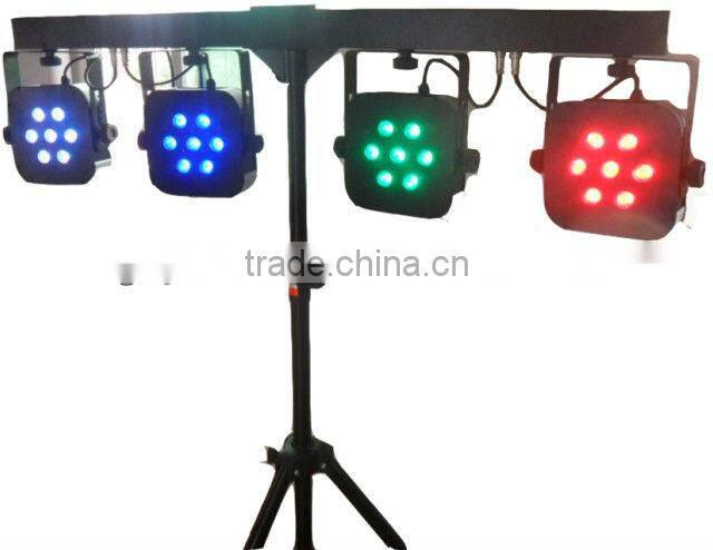 Hot Sell Led 4 pcs combination flat par light