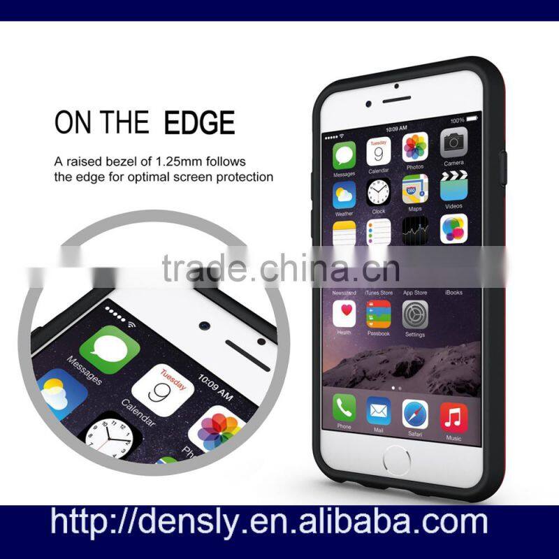 whosale Shockproof armor case for iphone 6s,2 in 1 gridding case for iphone 6