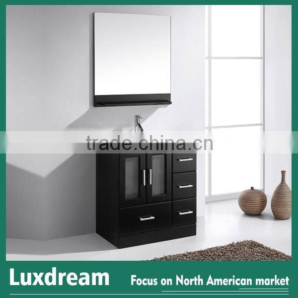 American white bathroom wooden cabinet china supplier
