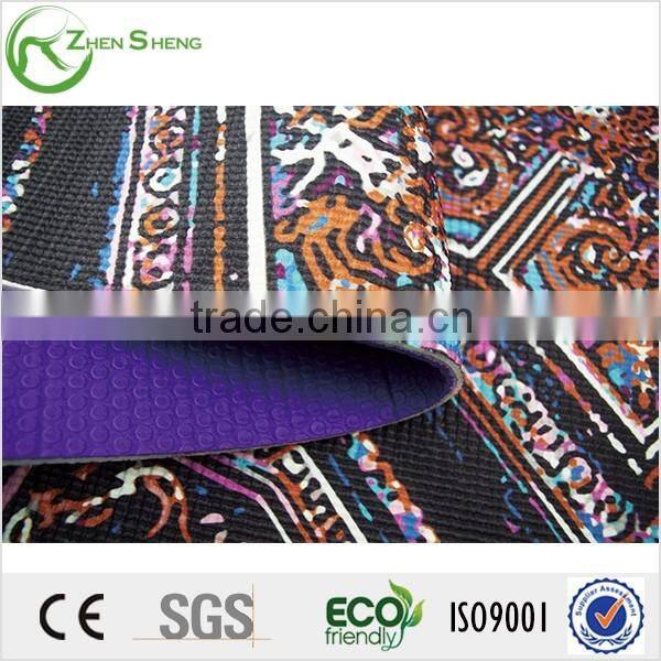 ZHENSHENG paraffin free full printing yoga mat