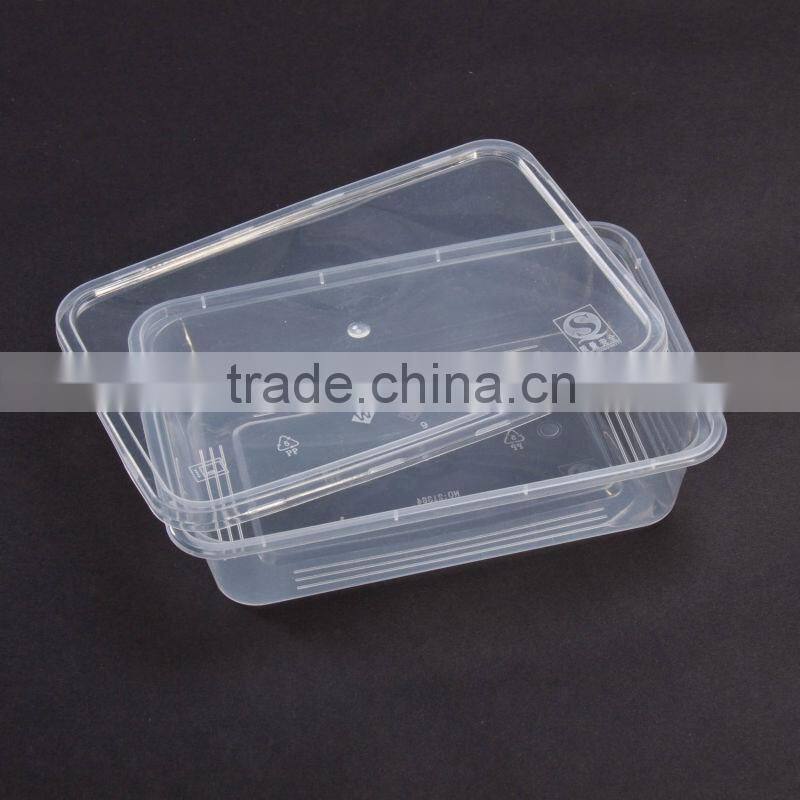 disposable PP plastic microwave lunch boxes