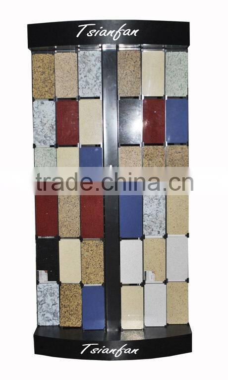 SR518 Granite Display Rack,quartz stone Display stand,Marketing Metal Display stand