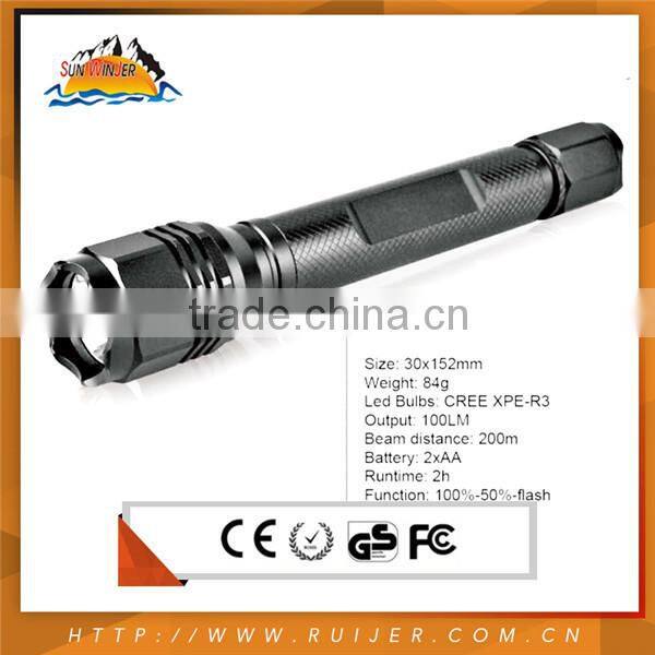 Best Quality High End China Made 3.7V Rechargeable Led Flashlight