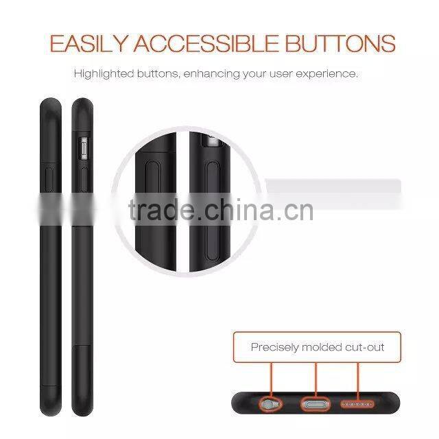 LZB Lastest Silicone tpu Back Armor Cover case for iphone6