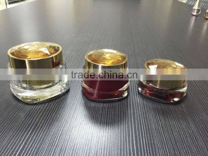 alibaba supplier high quality cosmetic acrylic jars and lids