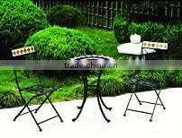 Perfect design modern bistro mosaic outdoor furniture 2012