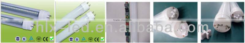 Energy saving milky cover uniform lighting 120cm 18w led tube lights