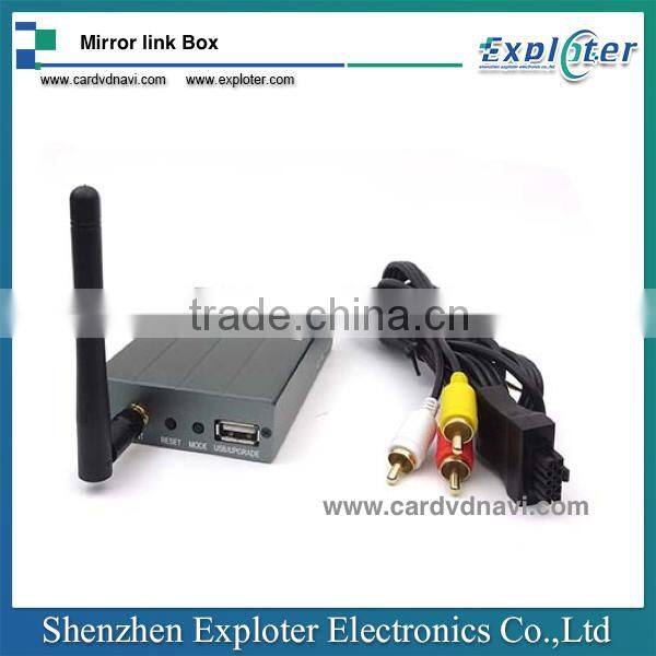 New RGB WIFI Mirror Link Support ISO & Android Phone