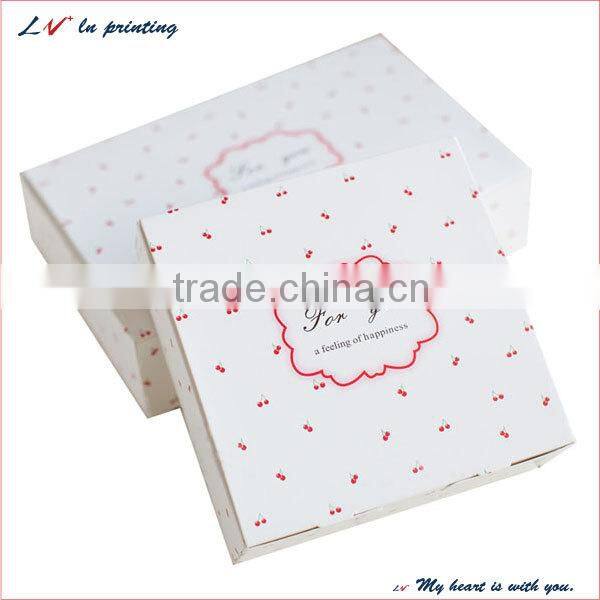 custom e-co friendly biscuit box packaging with nice color wholesale