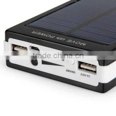 solar led camping lantern with mobile charging solar panel