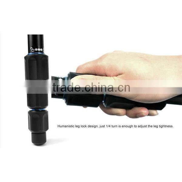 Fotopro 4 sections 25mm diameter with ball head professional aluminum monopod