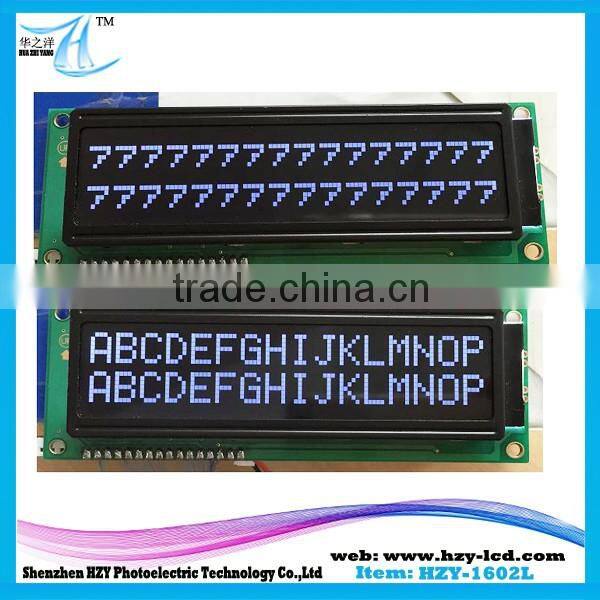 Graphical LCD 12.2 CM Size Monochrome Display 1602 Character LCD Modules