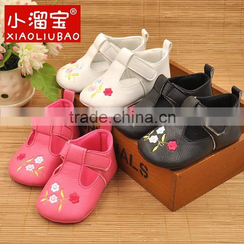 Winter infant shoe toddler shoes fancy cute bow pu leather soft sole baby boot