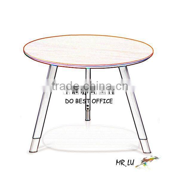 wooden round tea table coffee table