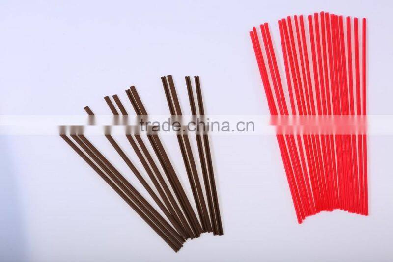 Food Grade PP Unwrapped plastic colorful drinking Straw