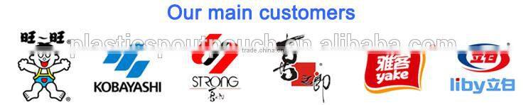 Hot sale 10mm long standing jelly bag plastic nozzle