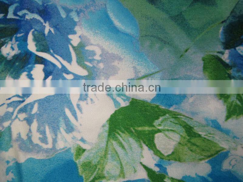 High quality spandex twill custom printed cotton fabric wholesale