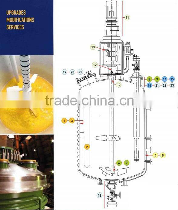 stainless steel SS304 316L Reactor