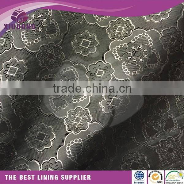 Chinese lining textile new design polyesterviscose jacquard lining fabric for suit