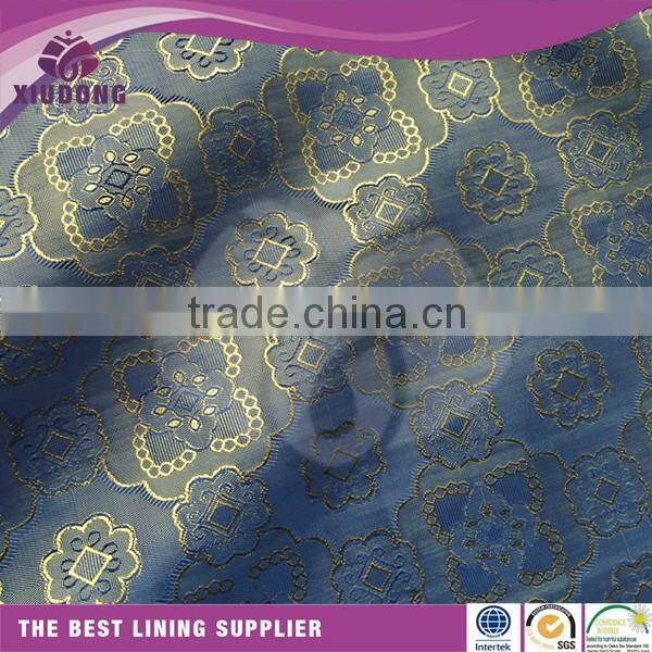 Chinese lining textile new design polyesterviscose jacquard lining fabric for suit