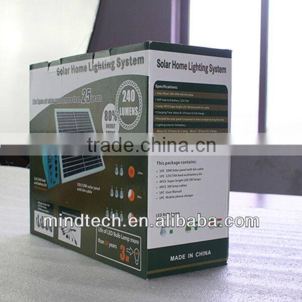 renewable energy solar lighting kit and sola home light for 12v led lighting for rural home