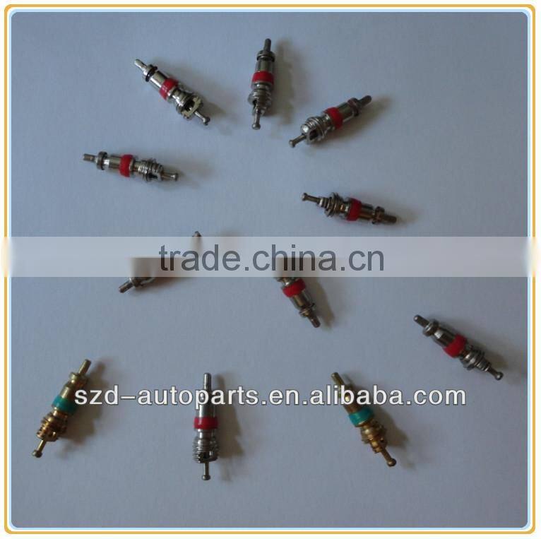 9001 9002 Car Tire Valve Accessories / Zinc Alloy Tire Valve Core