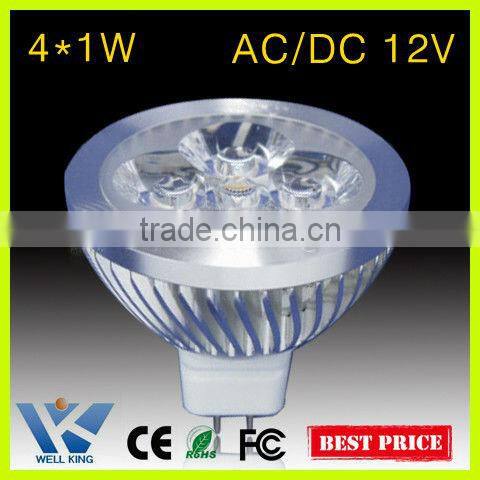 high quality UL CE RoHS FCC 3w 5w 6w E12 E14 E26 4w e27 led spot light