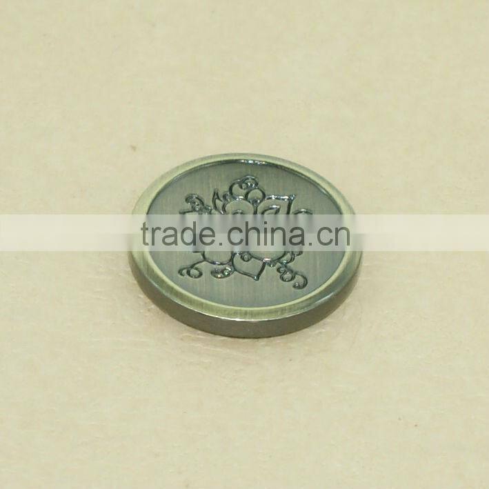 2 hole metal button for jeans/alloy button for cloth