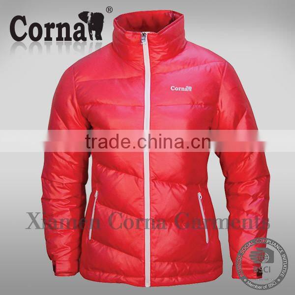 New Arrival fashion lightweight ladies women slim down coat