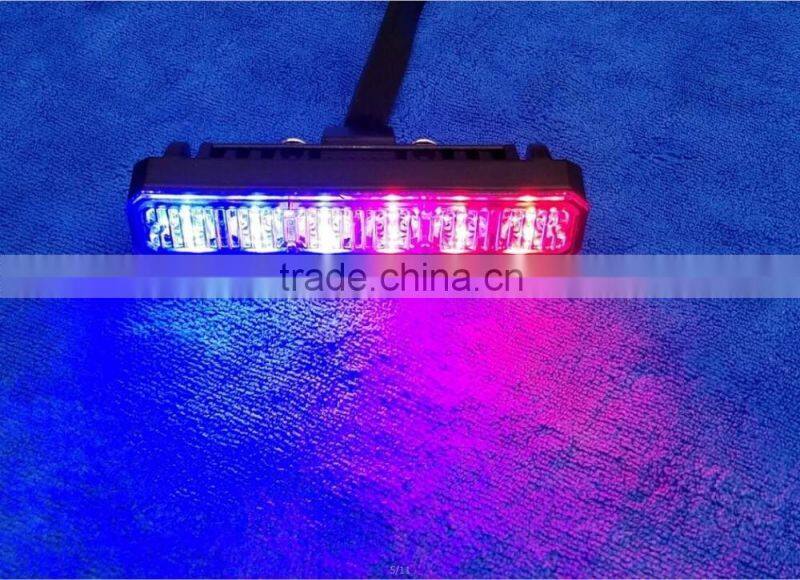 6 led strobe emergency grill light deck light