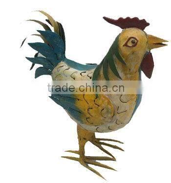 cast iron status chicken table top decorations