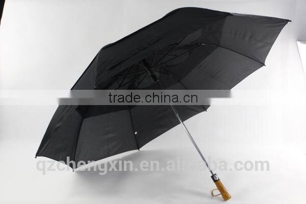 promotion cheap two foldable umbrella