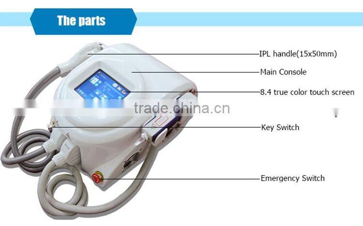 2016 New multifunctional ipl tattoo removal beauty machine