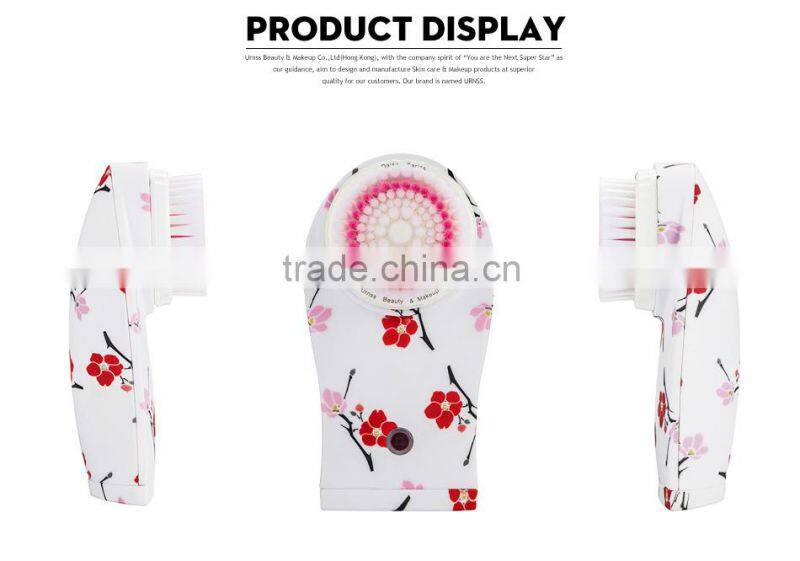 New Face cleansing Brush Ultrasonic facial brushskin whitening face cleanser