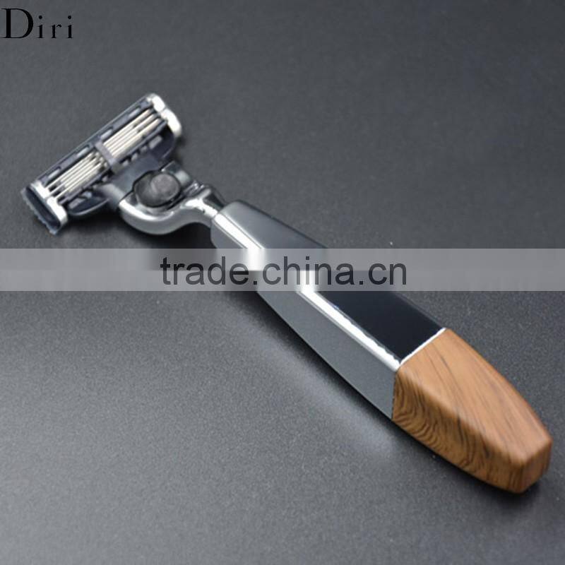 Cheap beard kabuki brush, Wood Handle Shaving Brush set