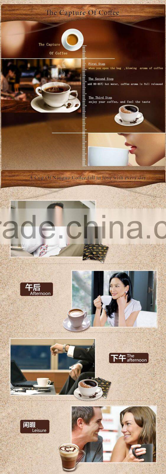 3 in 1 Instant Coffee Powder High-capacity Packaging 680g