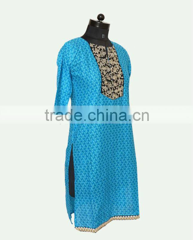 Embroidery Design embroidery Kurti for ladies
