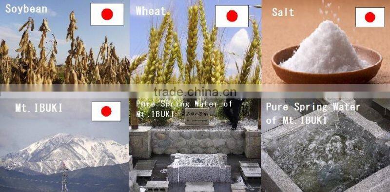 Soy sauce 100% made in japan