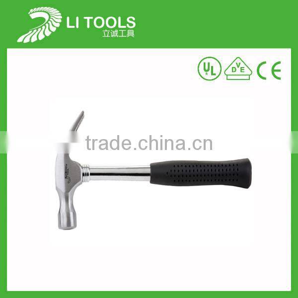 Claw Hammer with steel tube handle for nails