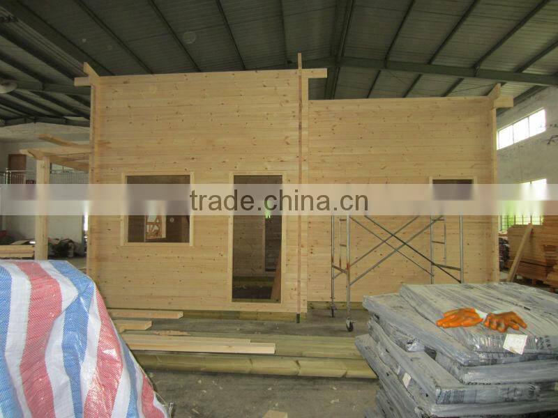 Single Groove Design Wooden House Villa