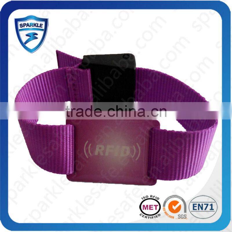 Standard Nylon Rfid Wristbands ISO 15693